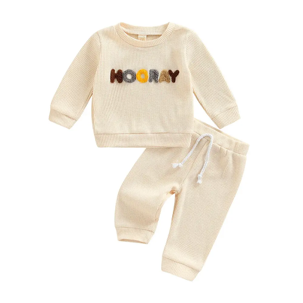 Hooray Waffle Baby Set