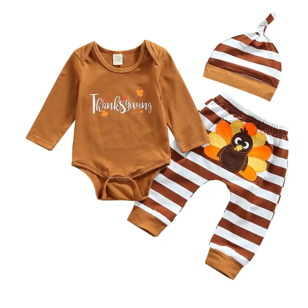 Thanksgiving Striped Set