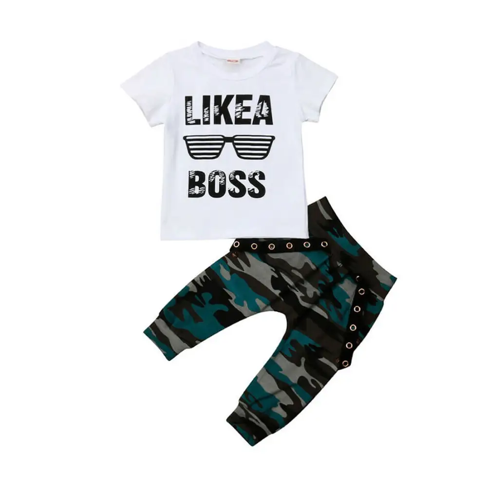 Little Boss Camo Baby Set