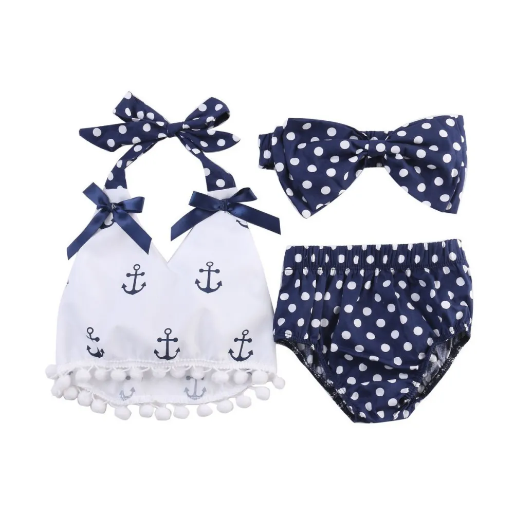 Anchor Polka Dot Baby Set