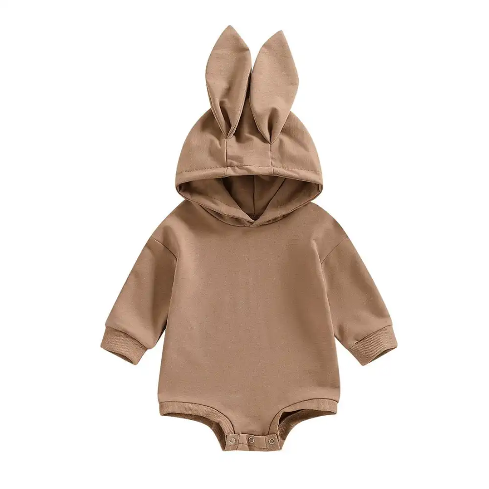 Brown Bunny Ears Jumpsuit