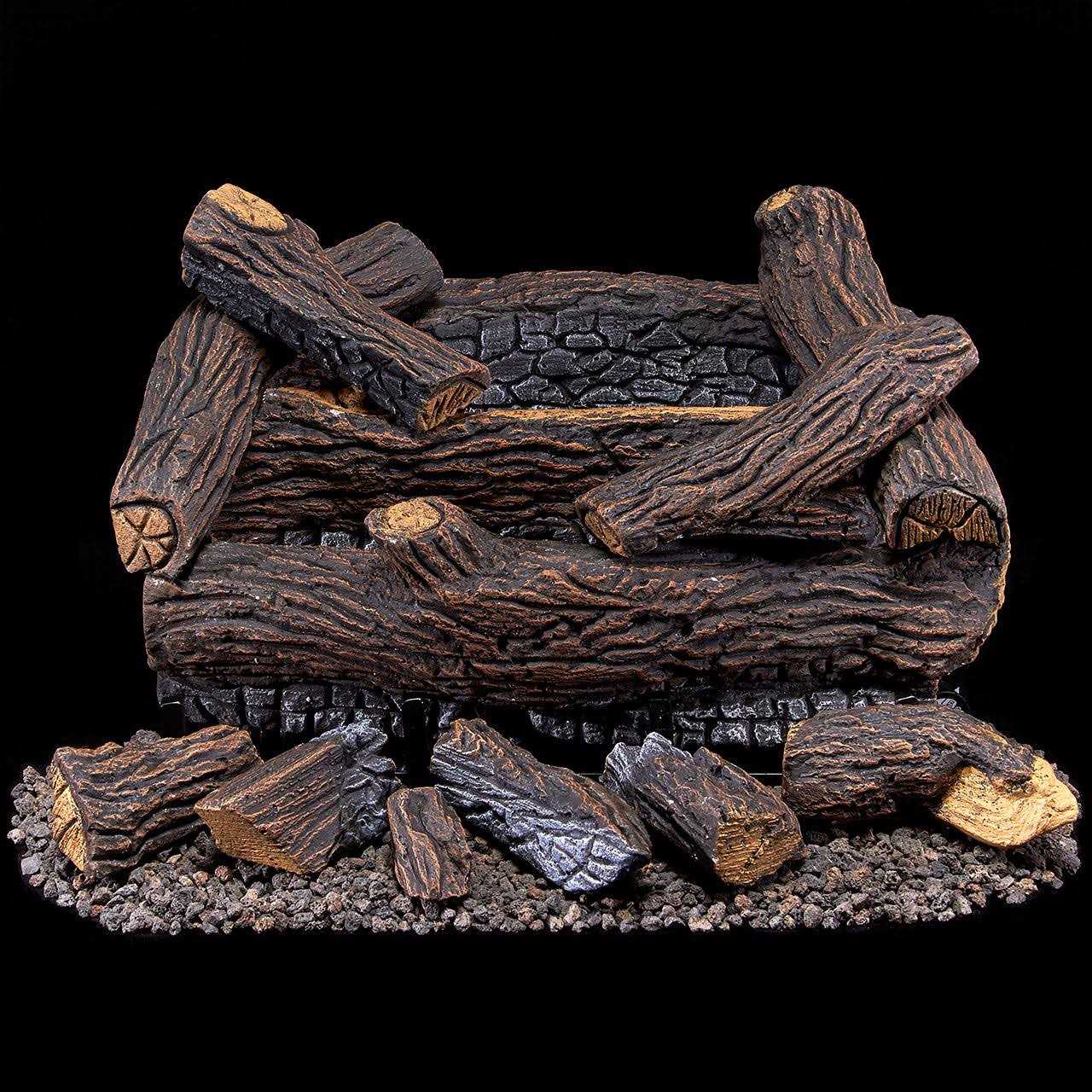 Duluth Forge Ventless Dual Fuel Gas Log Set