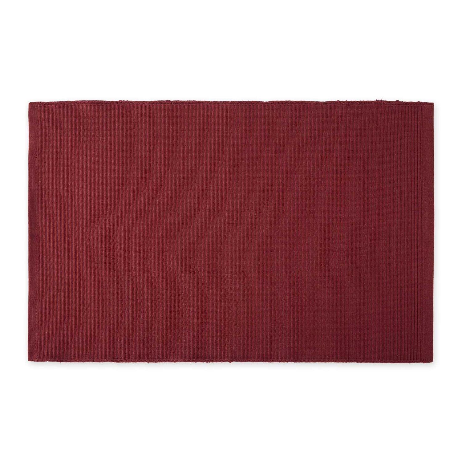 DII Ribbed Placemat Set 6
