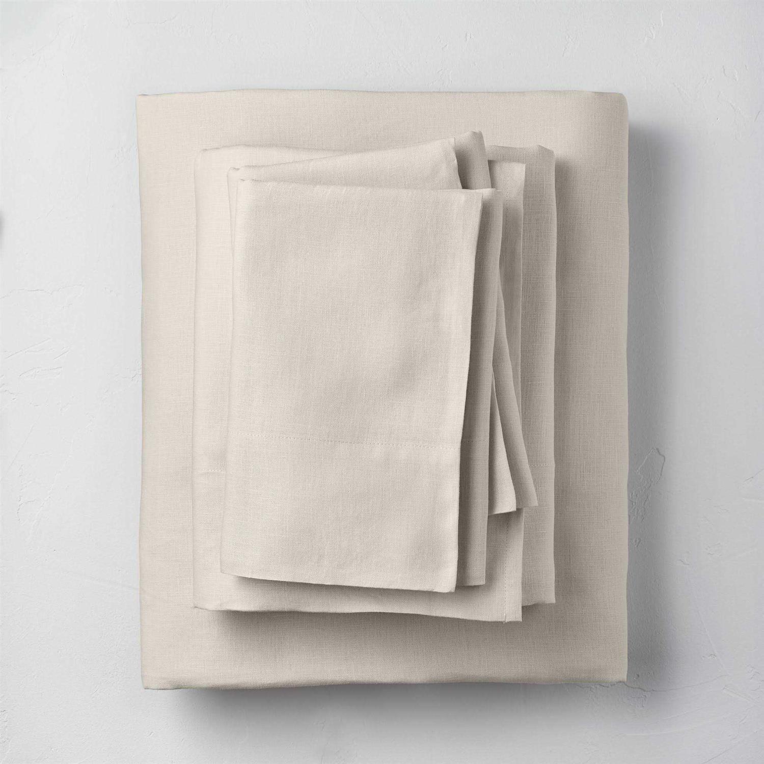 Casaluna 100% Solid Sheet Set Washed