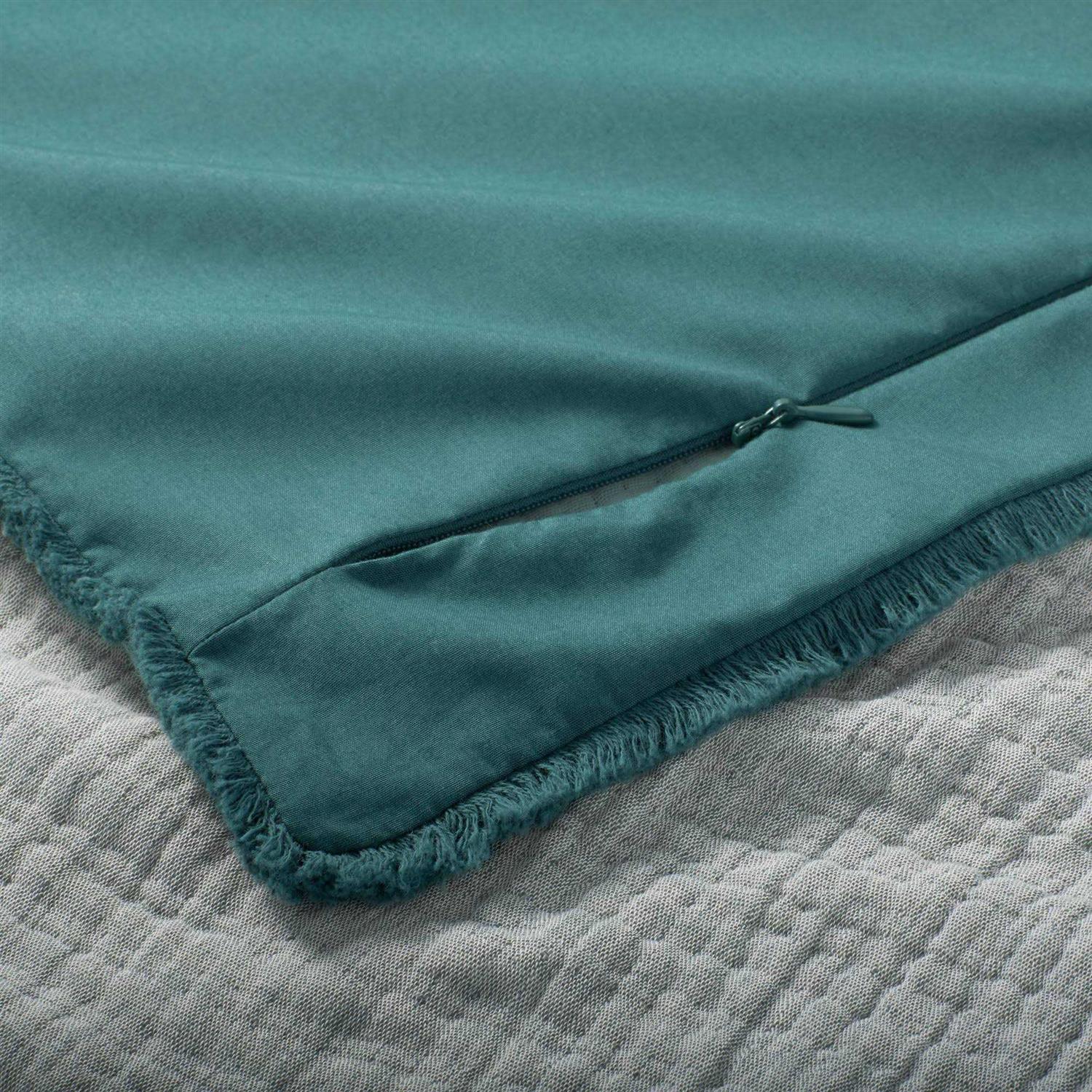 Casaluna Textured Chambray Cotton Sham Set