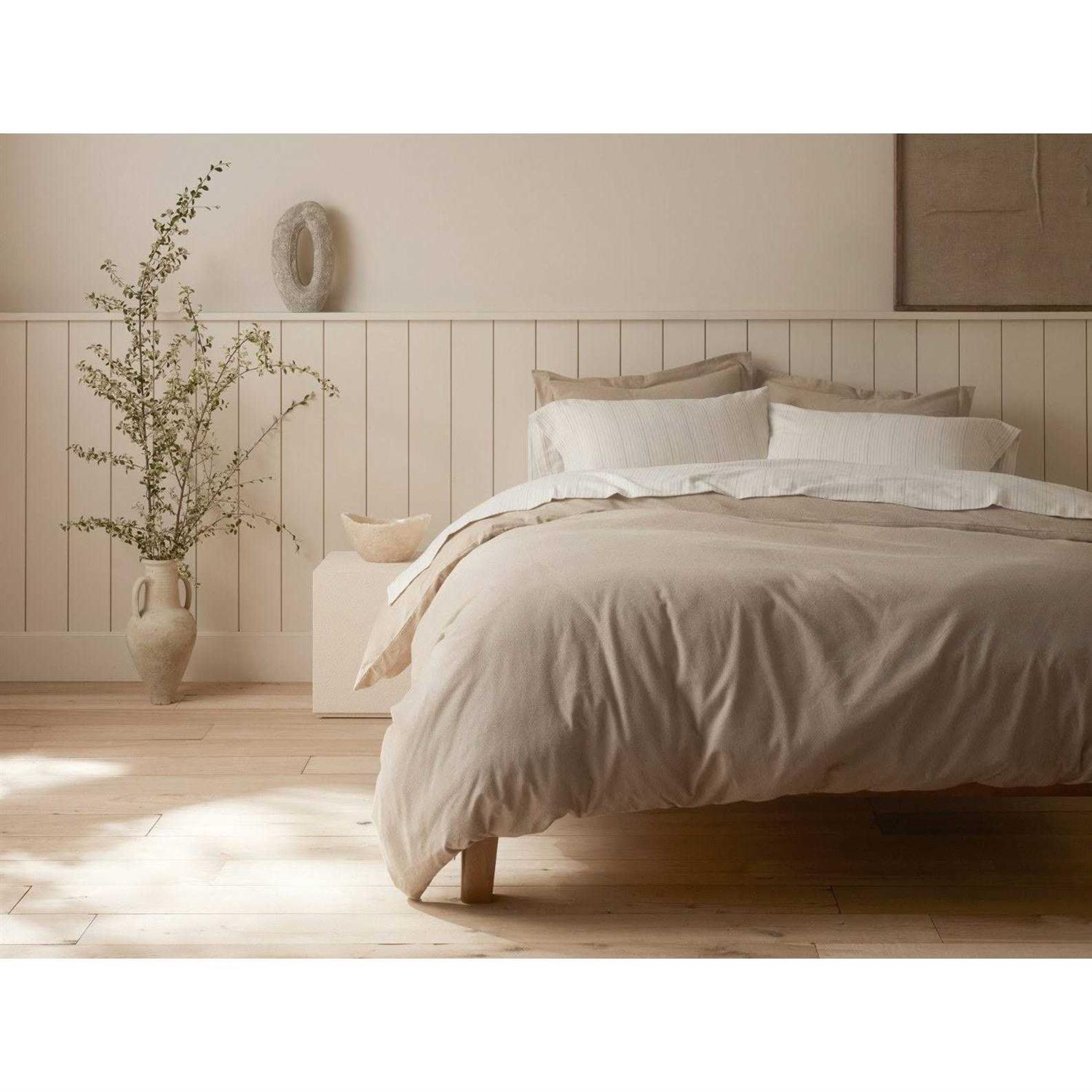 Coyuchi Cloud Brushed Organic Flannel Sheet Set