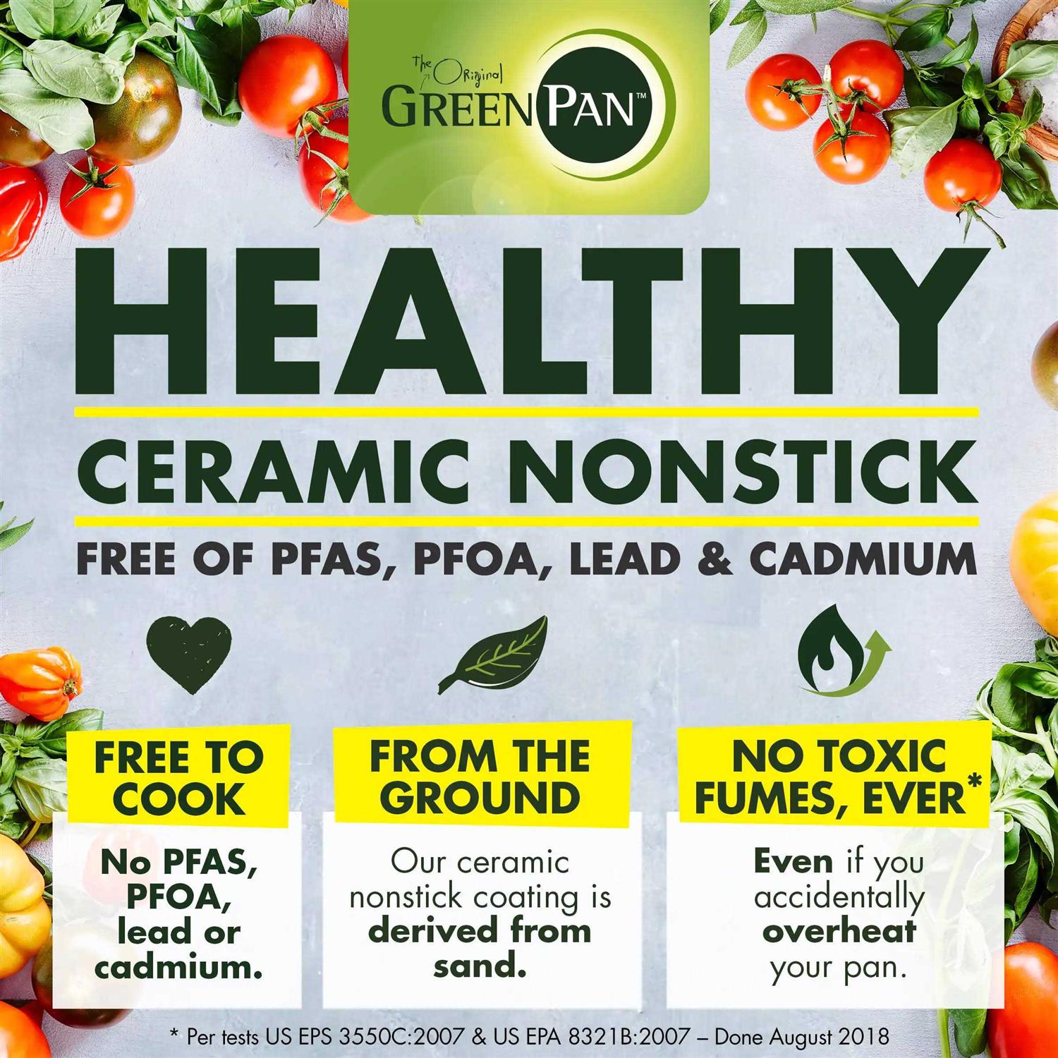 GreenPan Padova Ceramic 10-Piece Cookware Set